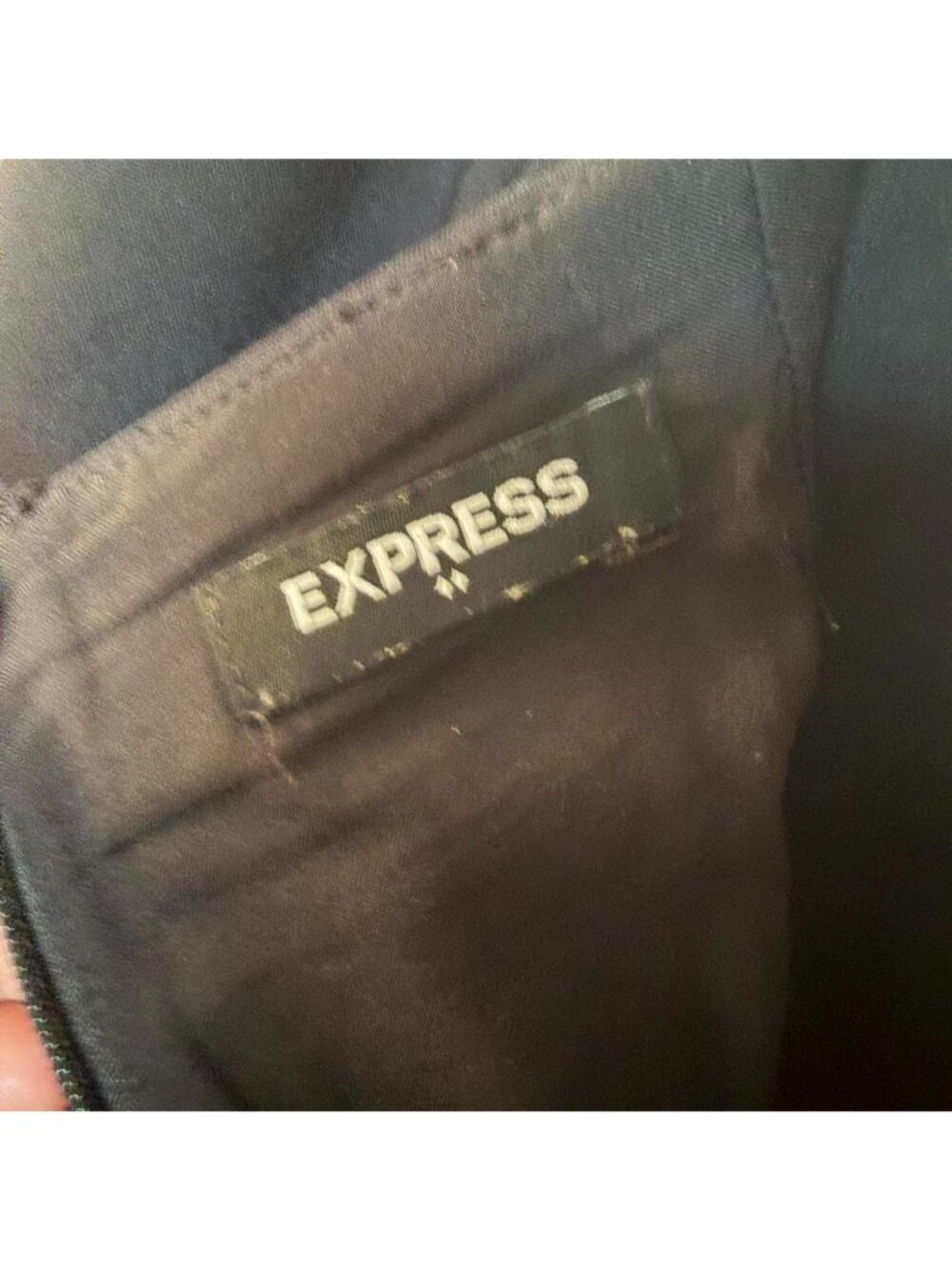 Express Black Mini Skirt With Zipper - Picture 4 of 6